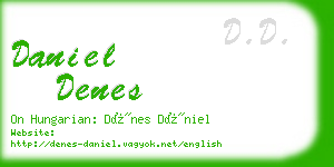 daniel denes business card